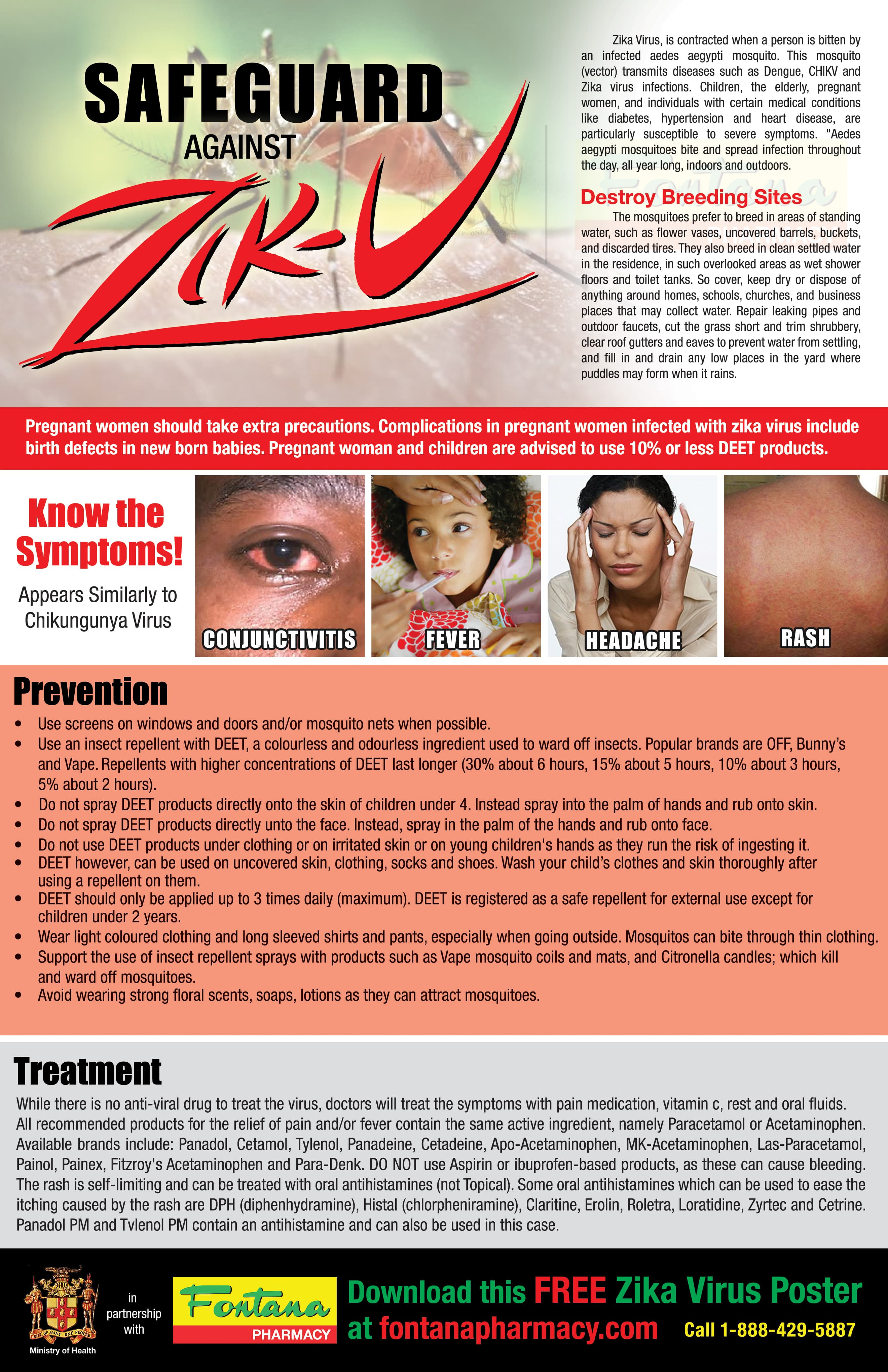 Zika Virus Mosquito Disease Jamaica